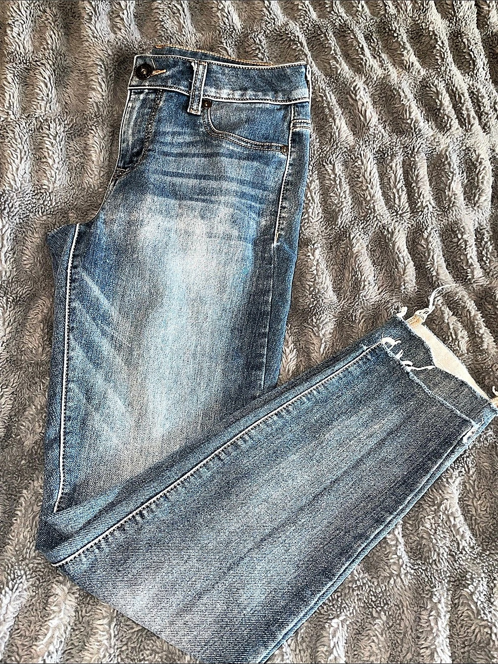 Maurices Women's Straight Leg Jeans Blue Size S-R